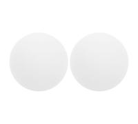 Toddmomy Recambio de Vidrio Blanco para Iluminación Suave Diseño Elegante 2 Piezas Pantalla Globo Cristal de Lámpara en Espacios Interiores y Salas de Estar