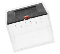 Toddmomy Recipiente Acrílico Transparente con Ventilación Integral, Caja para Reptiles y Arañas Pequeñas, Terrario con Panel Acrílico, Sistema de Circulación de Aire Adecuado para Mascotas