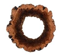 Toddmomy Refugio para Reptiles en Tronco Hueco de Madera Natural, Accesorio para Terrarios Fácil Mantenimiento Adecuado para Hábitats Bioactivos y Vivarios