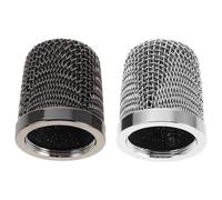 Toddmomy Rejilla de Micrófono de Malla Metálica Compatible con Micrófono Reemplazo de Cubierta Protectora para Estudio y Eventos