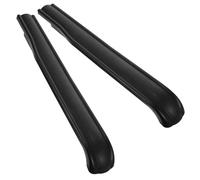 Toddmomy Reposabrazos para Sillas Plegables de Plástico Negro, Cómodo y Clásico, Adecuado para Oficina y Hogar, Juego de 1 Set Forma Simple para Reemplazo