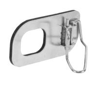 Toddmomy Reposaflechas de Acero para Arco Recurvo Adhesivo Autoadherente, Color Plata, Diseño para Zurdos y Diestros, Adecuado para Competición y Precisión Mejorada