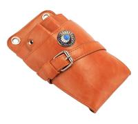 Toddmomy Riñonera Bolsa de Tijeras de Cuero PU para Peluquero Ligera y Ahorra Espacio Profesional Diseño Funcional y Resistente para Barbería y Estilistas