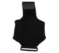 Toddmomy Riñonera Deportiva Ajustable para Teléfono Soporte de Pierna de Nylon para Correr Senderismo y Gimnasio Bolsa Práctica para Móvil y Claves Color Negro