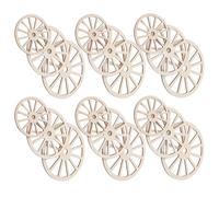 Toddmomy Rodajas de Madera sin Terminar Tamaño Variado para 60 Piezas para Manualidades, Material Madera Natural Adecuado para Decoración y Pintura Creativa