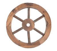 Toddmomy Rueda de Carro Adecuado para Jardín y Obsequio de Inauguración Decorativa de Madera Beige Vintage Instalación Sencilla para Colgar Pared de Jardín