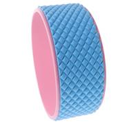 Toddmomy Rueda de Yoga para Estiramiento y del Dolor de Espalda Herramienta de para de Yoga y Flexibilidad Rueda Durable y Práctica Color Azul con Recubrimiento de Goma