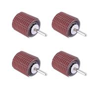 Toddmomy Ruedas de Lijado para Pulido 6 Mm, 4 Piezas Paño de Esmeril Abrasivo (,), Herramienta de Pulido para Madera, Metal y Plástico, Accesorios para Amoladora Rotativa