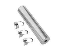 Toddmomy Slide de Guitarra Eléctrica de Metal Plateado, Diseño Portátil y Control Deslizante para Técnicas Fáciles, Adecuado para Guitarra Hawaiana y Estilos Variados