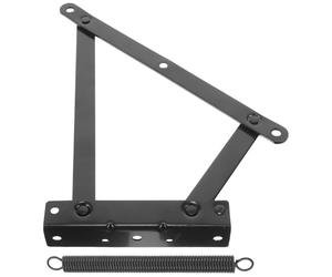 Toddmomy Soporte de Elevación Triangular Plegable de Acero Inoxidable, Bisagra de Resorte para Sofá y Muebles, Paquete 2 Piezas para Cama Funcional y Gabinete, Accesorios Duraderos