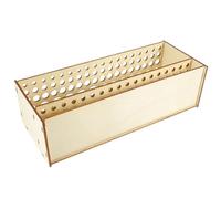 Toddmomy Soporte de Madera para Pinceles 67 Agujeros, Beige