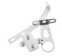 Toddmomy Soporte de Montaje para Cesta de Bicicleta, Pieza de Montaje Cesta Bicicleta, Hierro Plata, Sistema Anti-caída, Instalación Fácil, Fijación Segura, para Lámpara y Faro, Uso