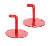 Toddmomy Soporte de Pared para Extintor de Incendios 2-9 Kg Gancho Metálico Resistente para Montaje Fijo Soporte Doble para Extintores Co2 Adecuado para Hogares y Oficinas 2 Piezas