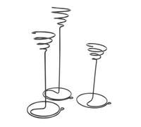 Toddmomy Soporte Decorativo De Flores Espiral Para Balcón y Jardín, Set De 3 Unidades De Metal Resistente y Ecológico Para Exhibición De Plantas y Decoración Interior