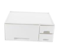 Toddmomy Soporte Elevado para Monitor PC con Organizador Multifuncional de Blanco para Oficina y Hogar Compatible con Pantallas LCD y LED para Estudiantes y