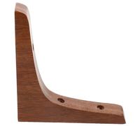 Toddmomy Soporte Estante Esquina de Bambú y Madera Resistente para Repisas Decorativas Soportes Carga Pesada Fácil Instalación Color Marrón Oscuro