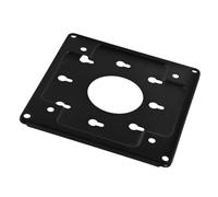 Toddmomy Soporte Montaje Pared Negro para Mini PC y Monitor Placa Trasera Metálica Resistente para Ahorro Espacio Instalación Fácil y Diseño Moderno Compatible
