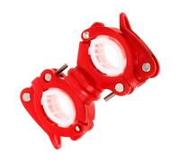 Toddmomy Soporte para Bicicleta con Doble Rápida Montaje Manillar Clip para LED Accesorio Duradero y Compatible