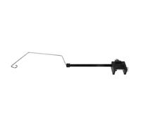 Toddmomy Soporte para Cable de Plancha Abrazadera y Brazo Flexible | Guía Antienredos para Planchas de Vapor, Base Estable Almohadilla de Silicona, Negro