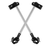 Toddmomy Soporte para Sombrilla de Bicicleta y Vehículo Eléctrico Metálico Resistente al Desgaste 2 Piezas Mecanismo de Liberación Rápida Compatible para Exteriores y Cochecitos Ahorro