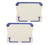Toddmomy Soporte Portátil para Partituras de Escritorio 2 Unidades Plegable y Ligero Estructura Resistente para Músicos Soporte para Libros de Música y Partituras Tamaño 81 X 64