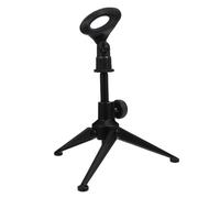 Toddmomy Soporte Trípode Metálico Para Micrófono Negro, Resistente y Estable, Cabeza Giratoria Flexible Para Conferencias, Congresos y Transmisión Profesional