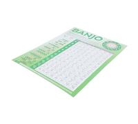 Toddmomy Tabla Acordes Banjo Para Principiantes Póster Portátil Diseño Práctico Para Aprender y Practicar Chords Material De Alta Visibilidad Para Uso Profesional y Autoaprendizaje