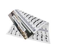 Toddmomy Tabla De Digitación De Flauta Póster De Flauta Gráfico De Práctica Para Principiantes Guía De Dedos Para Clases De Música