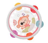 Toddmomy Tambor de Mano Infantil y Resistente de Percusión para Instrumento Musical Portátil y Educativo Color Rosa