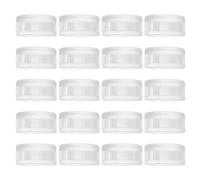 Toddmomy Tapa Protectora para Pedal de Guitarra Eléctrica, Juego de 30 Piezas Transparentes, Cubiertas de Plástico Antideslizantes para Perillas de Potenciómetro, Accesorio Compatible