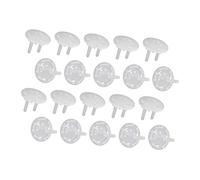 Toddmomy Tapas De Enchufes De Salida Para Niños, Protectores a Prueba De Bebés, 20 Unidades, Material Seguro, Diseño Antideslizante, Uso Doméstico y Escolar, Protección Infantil Eficaz