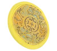 Toddmomy Tapete para Cuencos Cantores de Nepal Cojín Cosido Mano para Cuenco Tibetano Almohadilla de Yoga para Meditación Accesorio Decorativo de Templo