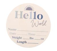 Toddmomy Tarjeta Conmemorativa Del Crecimiento Del Bebé Anuncio Del Recién Nacido Del Mes Recuerdos Personalizados Utilería Para Fotos De Bebé Niña Números Pronto Oh