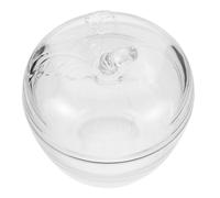 Toddmomy Tarro Decorativo en Forma de Manzana de Acrílico Tapa, Contenedor Transparente para Dulces y Galletas, Adecuado para Regalos y Decoración Navideña