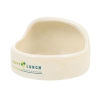 Toddmomy Tazón Antideslizante De Cerámica para Hámster Comedero Reutilizable para Pequeñas Mascotas para Alimento y Agua Diseño Bonito y Fácil De Limpiar