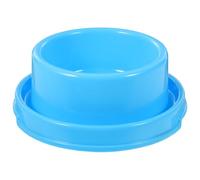 Toddmomy Tazón Circular para Perros y Gatos Pequeño, Comedero Anti-Hormigas de Plástico Azul Superficie Lisa E para Mascotas Color Aleatorio