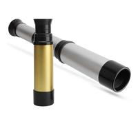 Toddmomy Telescopio Monocular Retráctil para Niños De Plástico, 2 Piezas Dorado y Plateado, Zoom Portátil, Juguete Educativo para Experimentos Científicos y Diversión Escolar