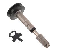 Toddmomy Tensor de Rodillo para Cadena de Bicicleta en aleación de Aluminio, Soporte portátil para Limpieza y Ajuste, Ideal para Mantenimiento en Ciclismo de y Carretera