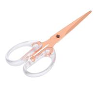Toddmomy Tijeras de oficina para manualidades y scrapbooking, tijeras escolares en rosa dorado, con corte de alta precisión y diseño seguro para uso en DIY y proyectos artísticos
