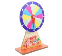 Toddmomy Tocadiscos De Lotería Premio El Placa Giratoria Ruedas Rueda De Juego Giratoria Rueda Grande Soporte De Rueda Giratorio Rueda De La Fortuna Rueda De Ruleta para Volante MDF
