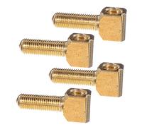 Toddmomy Tornillo de Reparación para Arco de Violín 4 Piezas de Accesorios Profesionales Pieza de Ranilla para Arco de Herramienta de Repuesto para Instrumentos de Cuerda