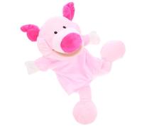 Toddmomy Toyadores de muñecas de narración de Cuentos Cerdo Marionetas de Animales títere para Contar Historias marioneta de Mano para Contar Historias Juguete algodón Rosa