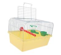 Toddmomy Transportín Portátil para Pájaros con Percha Caja De Comida y Bebedero Jaula Ligera para Viajes Adecuada para Periquitos y Aves Pequeñas