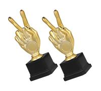 Toddmomy Trofeos Infantiles de Plástico Dorado 18,5 Cm, Mini Copas de Premio 2 Piezas para Recompensas Escolares, Eventos Deportivos y Premios de Baloncesto, Fútbol y Gimnasia Reutilizable