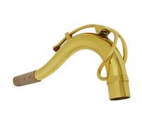 Toddmomy Tubo De Cuello Saxófono Cuello De Saxofón Cuello De Saxo Barítono Mástil De Repuesto Para Saxofón Accesorios Saxo Soprano Accesorios Saxo Alto Latón Plateado Golden