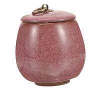 Toddmomy Urna Pequeña De Cerámica para Cenizas De Mascotas Recipiente Conmemorativo para Perros y Gatos Diseño Resistente y Elegante para Mantener Recuerdos Cerca De Ti