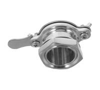 Toddmomy Válvula de Salida para Miel de Acero Inoxidable Grifo para Cubo Extractor de Miel Accesorio Resistente y Compatible para Equipos de Apicultura Tapa Antidesperdicio Color Plateado