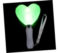 Toddmomy Varita LED con Luz Forma de Corazón Colores Brillantes Portátil y para Conciertos Fiestas Deportivos