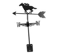 Toddmomy Veleta de Metal Estilo Retro con Forma de Caballo de para Decoración de Patio Veleta para Jardín
