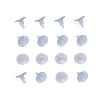 Toddmomy Ventosas de Goma Soporte Firme de 4mm 20 Piezas para Acuario Fácil Instalación para Tubo de Aire para Accesorios de Bomba de Aire